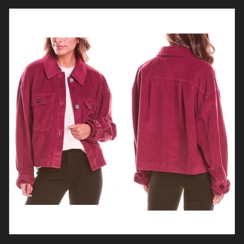 Avec Les Filles Oversized Corduroy Shacket